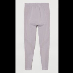 H&M MAMA maternity sports leggings size S NWT lavender / light mauve